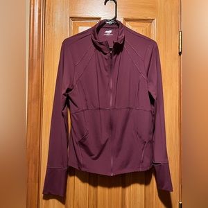 Large active wear jacket